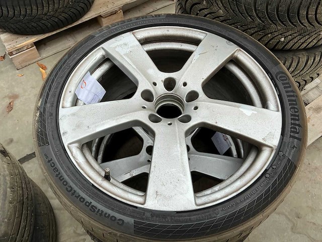 Continental contisportcontact autoband met aluminium velg (4x) - afbeelding 11 van  14