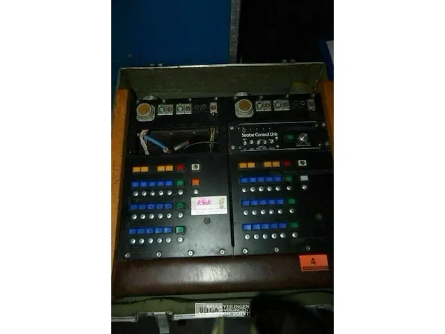Control unit strobe optikinetics in flight case - afbeelding 4 van  5