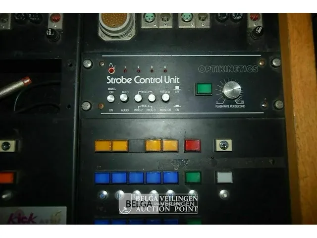 Control unit strobe optikinetics in flight case - afbeelding 5 van  5