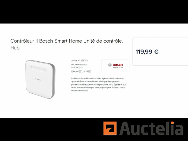 Contrôleur bosch smart home controller ii - afbeelding 1 van  5