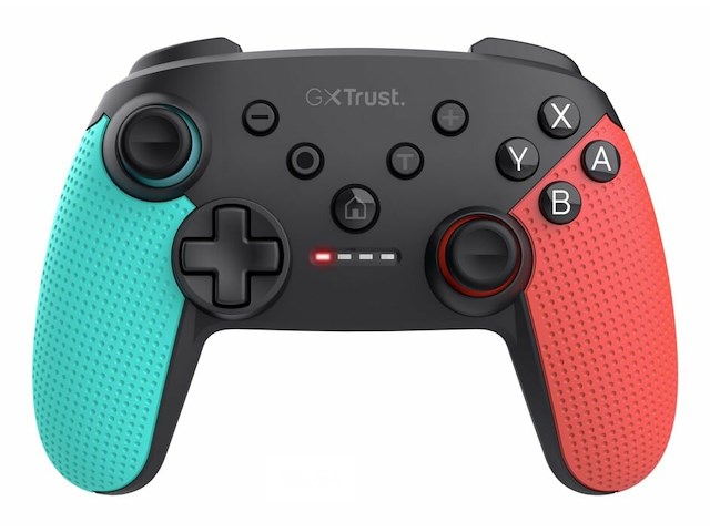 Controller rood/blauw nintendo - afbeelding 2 van  2
