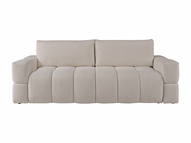 Converteerbare 3-zitsbank - beige badstof - afbeelding 2 van  7