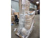 Converteerbare 3-zitsbank - beige geribbelde stof - afbeelding 7 van  7