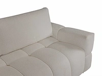 Converteerbare 3-zitsbank in beige badstof - afbeelding 5 van  7