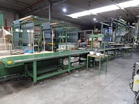 Conveyor with 2x overedging machine titan - afbeelding 1 van  4