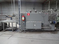 Conveyor with shrink tunnel sac + deposit roller into trolley - afbeelding 5 van  11