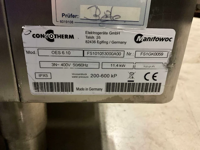 Convotherm oes6.10 steamers - afbeelding 8 van  8