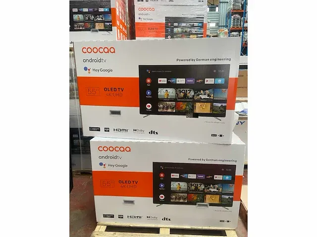 Coocaa tv 55s8g smart android 55 inch chromecast ingebouwde oled 4k uhd - afbeelding 10 van  16