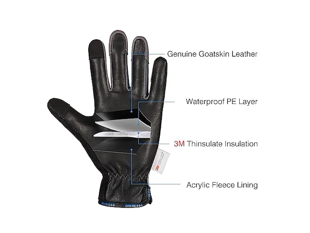 Cooljob thermische handschoenen (medium) - afbeelding 3 van  5