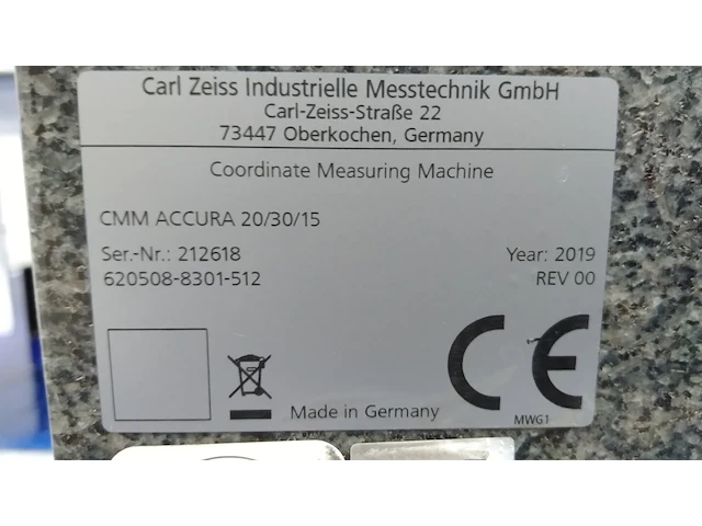 Coordinate measuring machine 3d zeiss - afbeelding 10 van  18