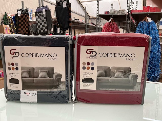 Copridivano. zetelovertrek hoes. (2x) - afbeelding 1 van  2