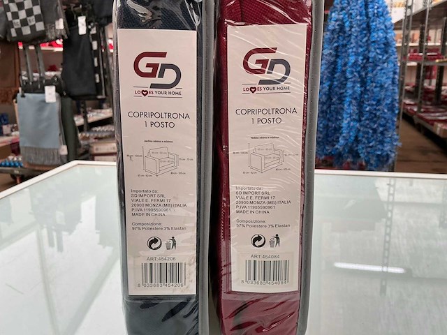 Copridivano. zetelovertrek hoes. (2x) - afbeelding 2 van  2