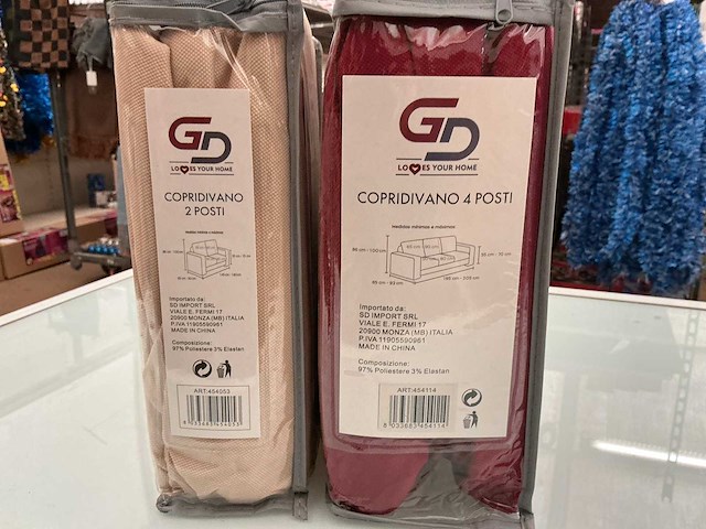 Copridivano. zetelovertrek hoes. (2x) - afbeelding 2 van  2