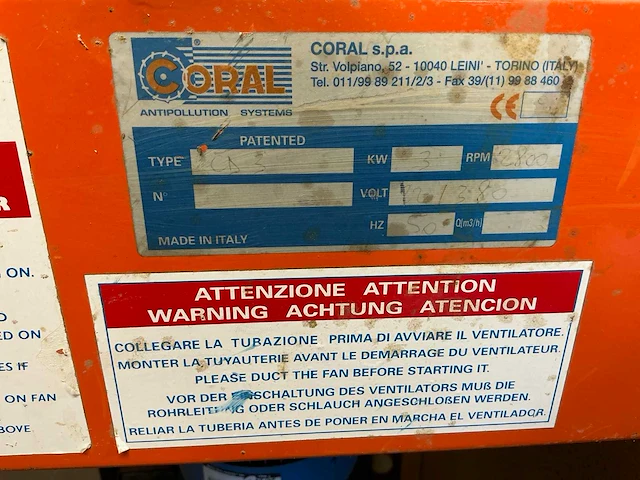 Coral cd3 stofafzuigmachine - afbeelding 8 van  9