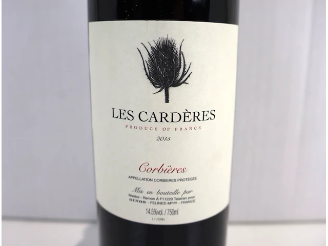 Corbières les cardères 2016 (x12) - afbeelding 2 van  3
