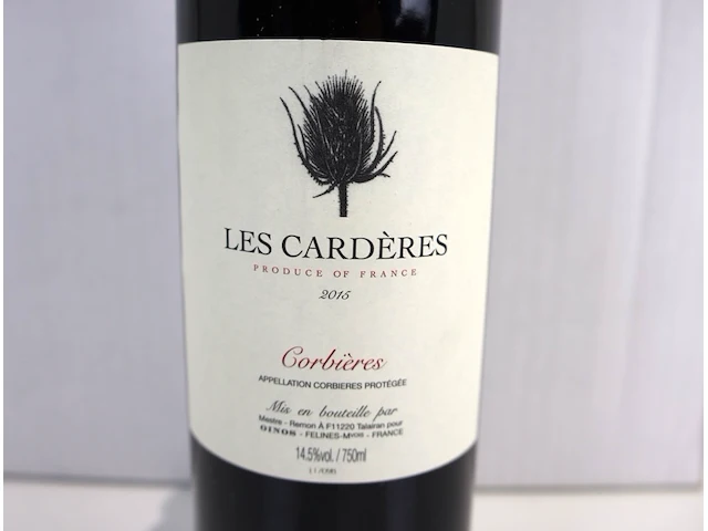 Corbières les cardères 2016 (x12) - afbeelding 2 van  3