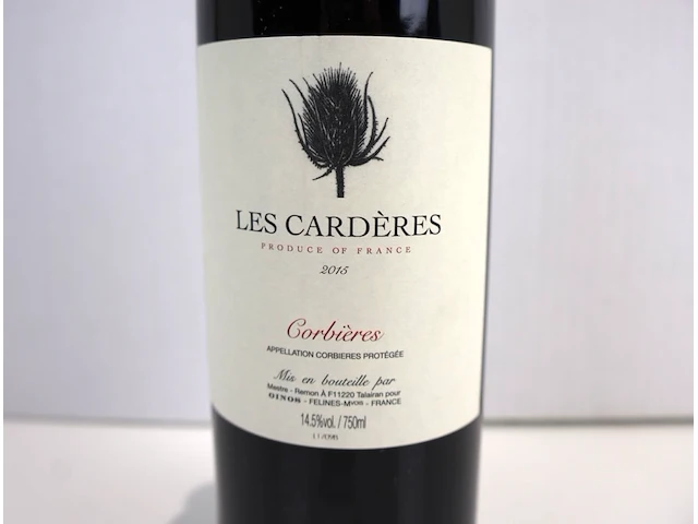 Corbières les cardères 2016 (x24) - afbeelding 2 van  3