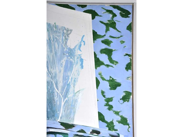 Corneel verlaan - fontein - olie op doek - 200x154 cm - afbeelding 4 van  14