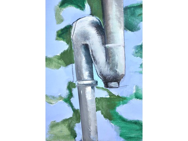 Corneel verlaan - fontein - olie op doek - 200x154 cm - afbeelding 9 van  14