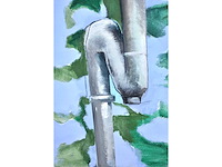 Corneel verlaan - fontein - olie op doek - 200x154 cm - afbeelding 9 van  14