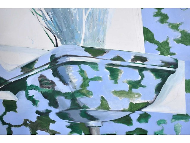 Corneel verlaan - fontein - olie op doek - 200x154 cm - afbeelding 11 van  14