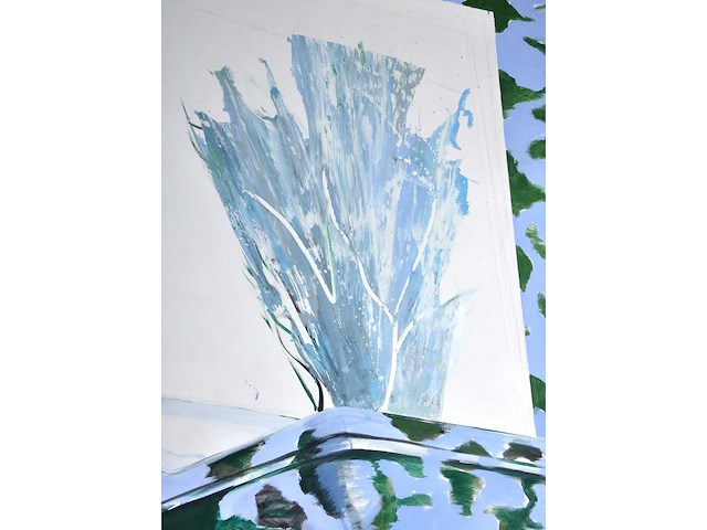 Corneel verlaan - fontein - olie op doek - 200x154 cm - afbeelding 14 van  14