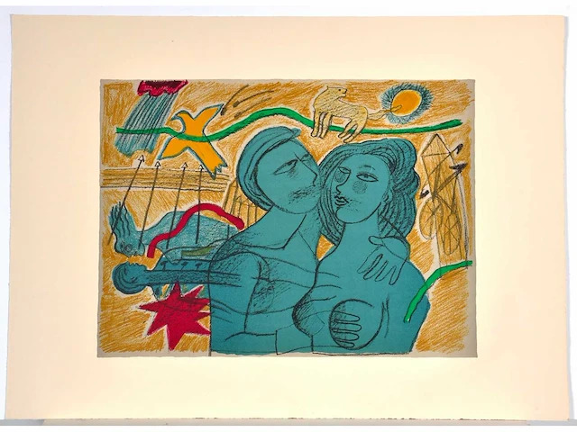 Corneille - suite amours i - litho - afbeelding 2 van  4