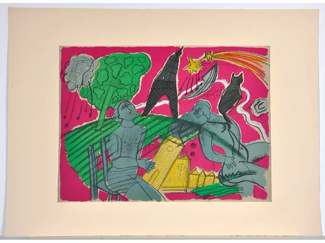 Corneille - suite amours iii - litho - afbeelding 2 van  5