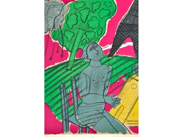 Corneille - suite amours iii - litho - afbeelding 4 van  5