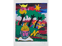 Corneille (1922 – 2010) - nabucco - zeefdruk - afbeelding 1 van  5