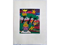 Corneille (1922 – 2010) - nabucco - zeefdruk - afbeelding 2 van  5