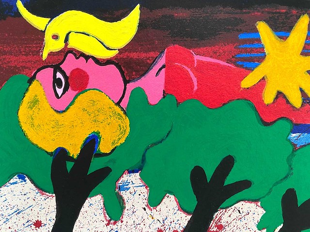 Corneille (1922 – 2010) - nabucco - zeefdruk - afbeelding 5 van  5