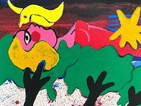 Corneille (1922 – 2010) - nabucco - zeefdruk - afbeelding 5 van  5