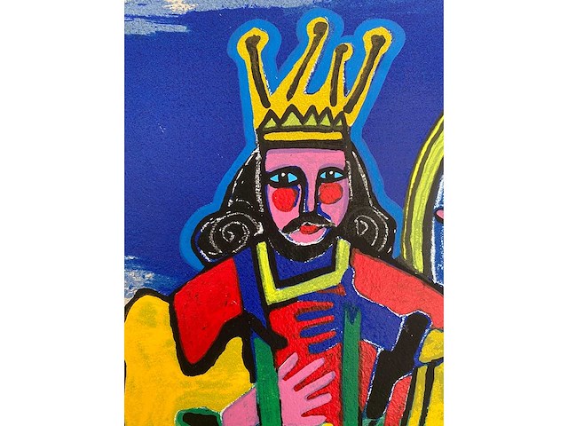 Corneille (1922 – 2010) - rigoletto - zeefdruk - afbeelding 5 van  6