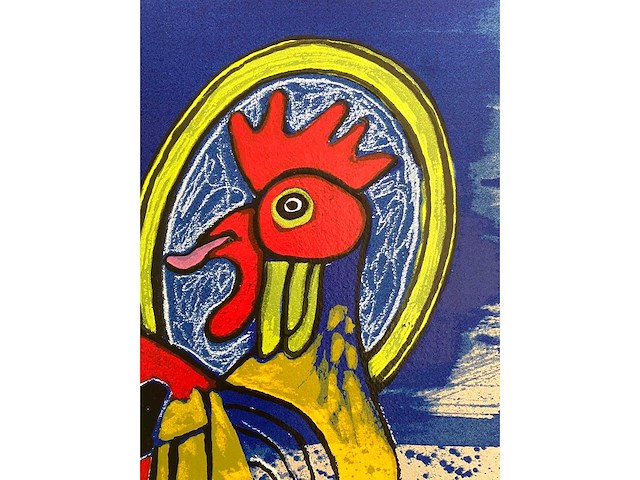 Corneille (1922 – 2010) - rigoletto - zeefdruk - afbeelding 6 van  6