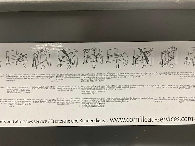 Cornilleau 250s outdoor tafeltennis tafel - afbeelding 11 van  14