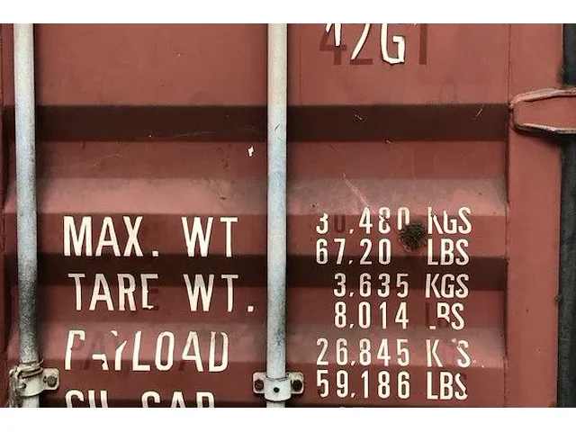Correcte zeecontainer - afbeelding 2 van  4