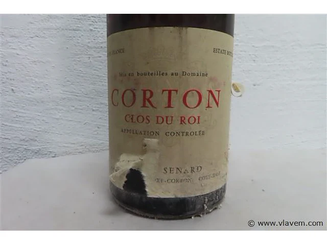 Corton 1980 clos du roi - afbeelding 2 van  3