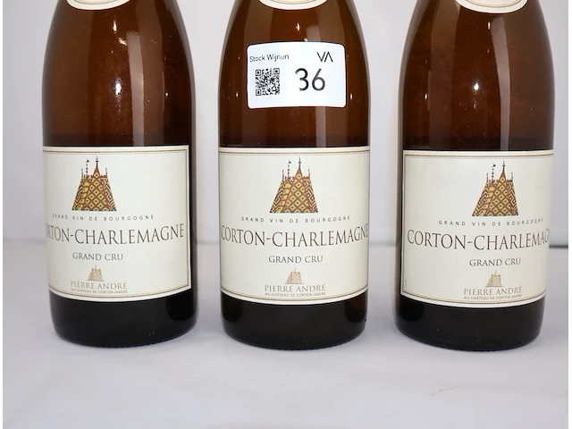 Corton charlemagne grand cru pierre andré 2004 (x3) - afbeelding 2 van  5