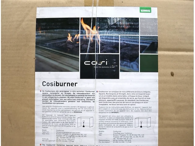 Cosiburner sierhaard en glasset - afbeelding 2 van  5