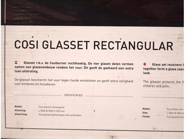 Cosiburner sierhaard en glasset - afbeelding 4 van  5