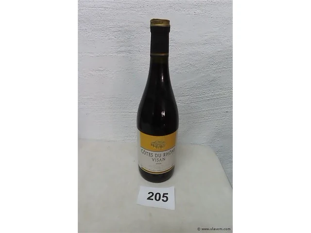 Cotes du rhone visan 2006 - afbeelding 1 van  3