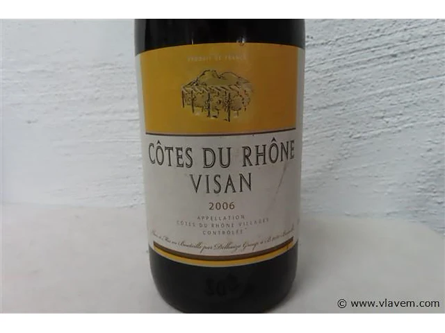 Cotes du rhone visan 2006 - afbeelding 2 van  3