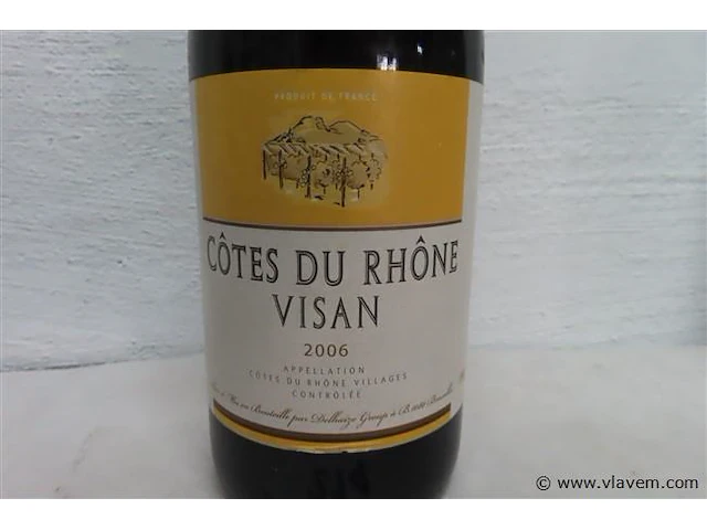 Cotes du rhone visan 2006 - afbeelding 2 van  3