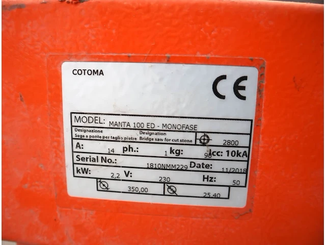 Cotoma steenzaag - afbeelding 5 van  5