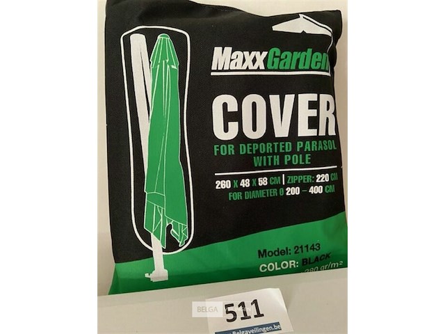 Cover voor parasol 260x48x58 cm voor diameter 200-400cm - afbeelding 3 van  3