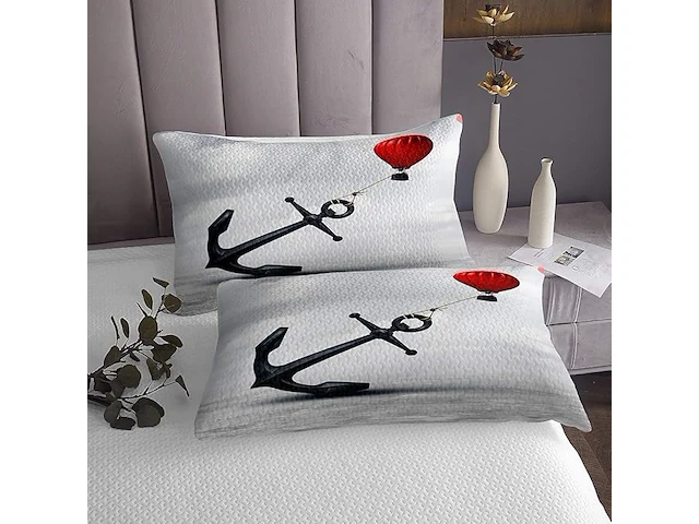 Coverlet 3d anker gewatteerde sprei (220 x 240 cm) - afbeelding 2 van  2