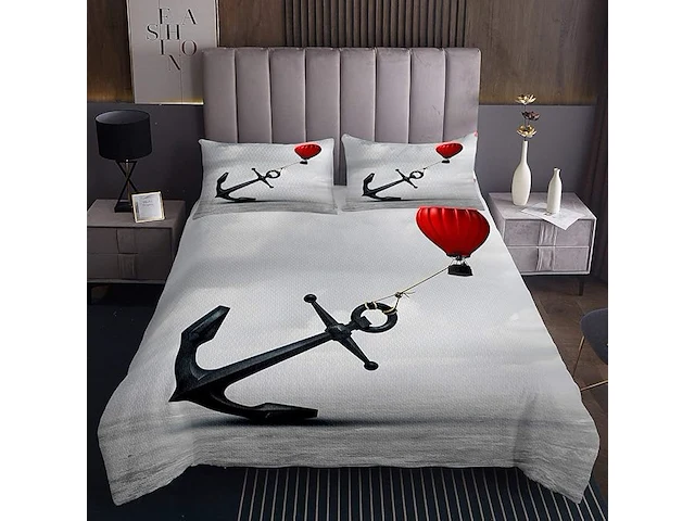 Coverlet 3d anker gewatteerde sprei (220 x 240 cm) - afbeelding 1 van  2