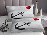 Coverlet 3d anker gewatteerde sprei (220 x 240 cm) - afbeelding 2 van  2