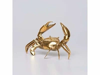 Crabe on bronze gepolijst - 24x14x12 cm - limited edition - certificaat